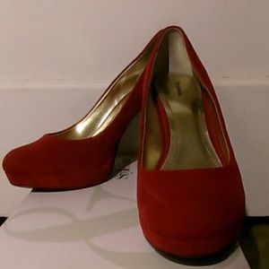 Style&Co. Red Platform Heels