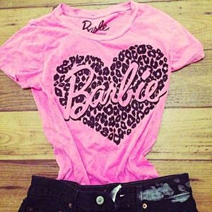Hot Pink Barbie Graphic Tee
