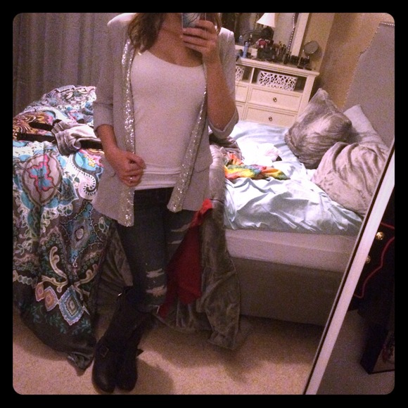 Chiffon blazer