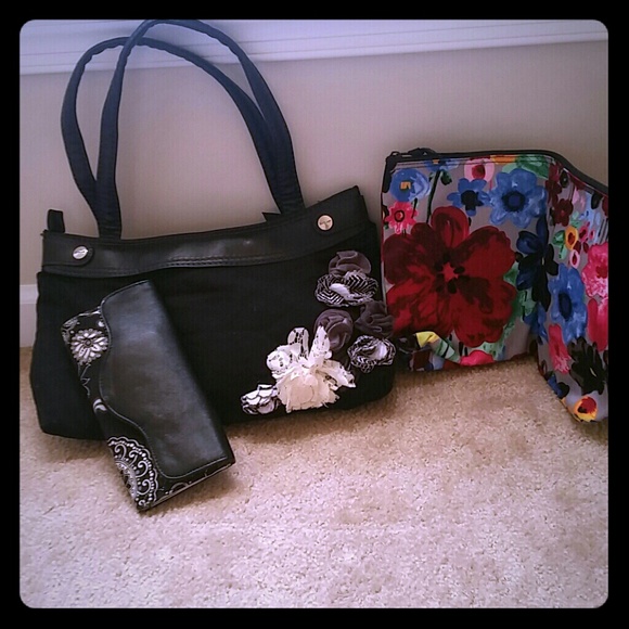 Purse, wallet and make up case