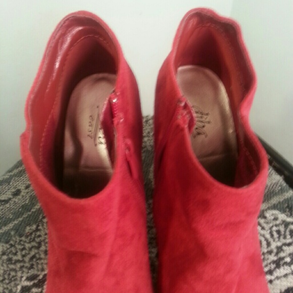 Black Friday sale Diba red suede ankle - Picture 4 of 4