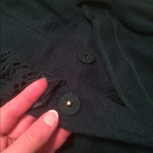 SOLD Anthropologie Coat, emerald! - Picture 4 of 4