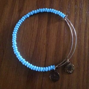 Alex and Ani Light blue beads