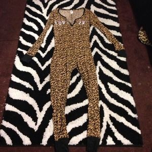 Victoria secret leopard onesie