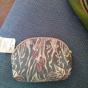 authentic christian dior mskeup bag