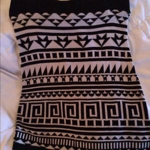 Cute form fitting tribal skirt