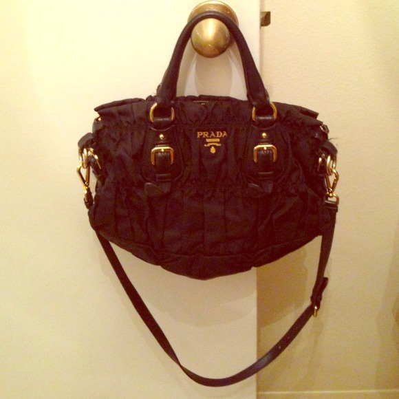 Authentic Prada Nylon Gaufre Handbag