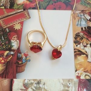 PAPYRUS Heart Necklace and Ring