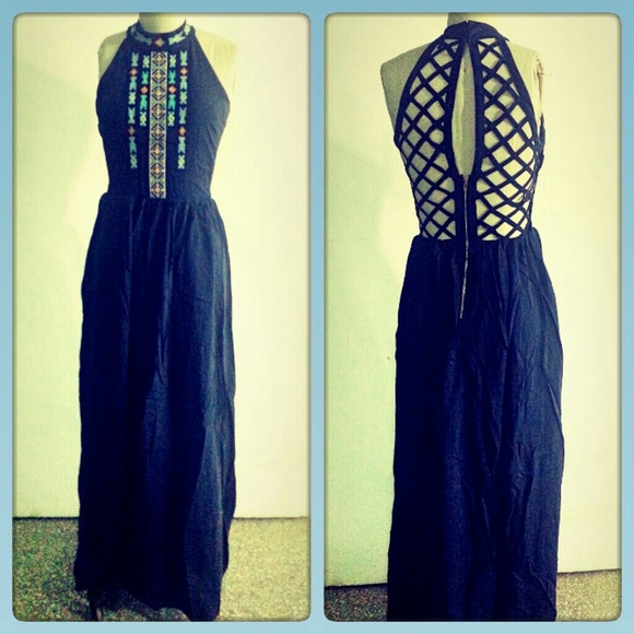 Long Blue Dress
