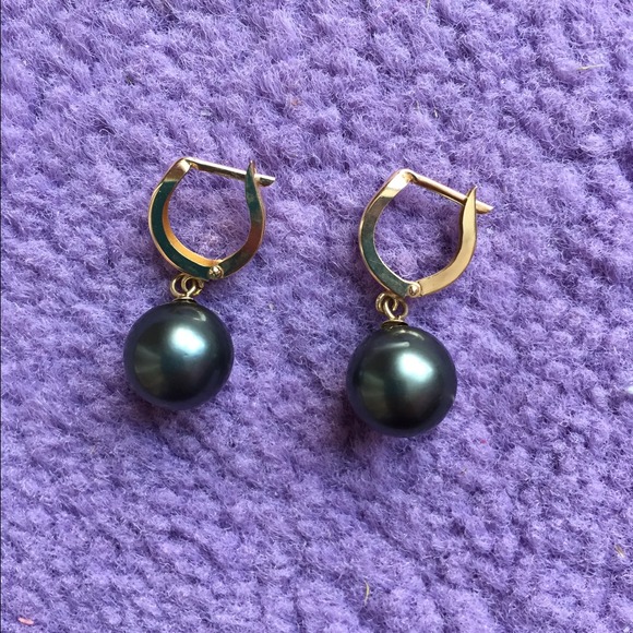 14k tahitian pearl