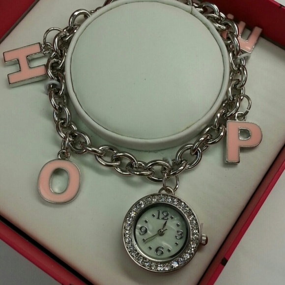 * SOLD * Band new Bracelets silver crystal watch