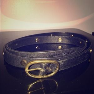 Armani exchange black belt