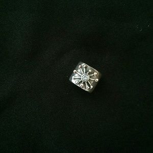 Pandora sterling silver gazing star & rope charm