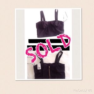 Forever 21 bustier crop top