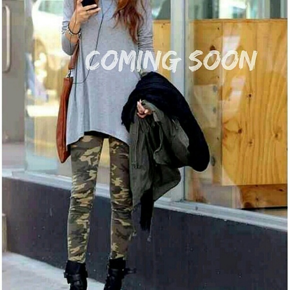 One In stock!!!CAMO LEGGINGS FLEECED LINED