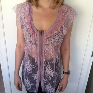 -flash sale-Free People Lace Blouse