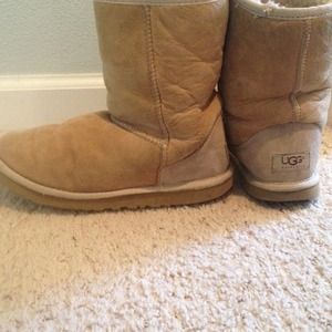 Short tan Ugg boots