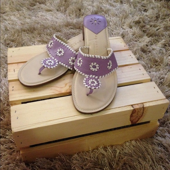 Lilac Jack Rogers inspired sandals