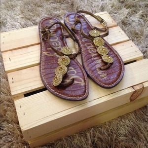 Sam Edelman Gold sandals