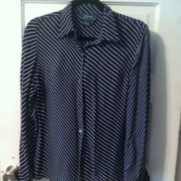 Ralph Lauren striped silk top