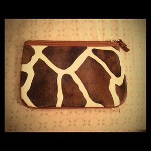 Brown & white wallet