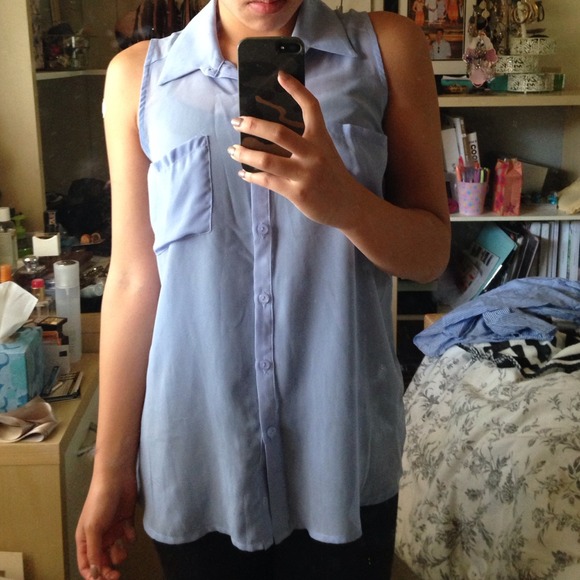 Baby Blue Blouse