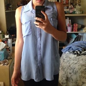 Baby Blue Blouse