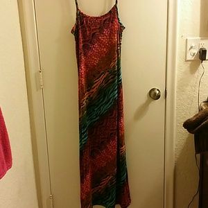 Multi-color maxi dress