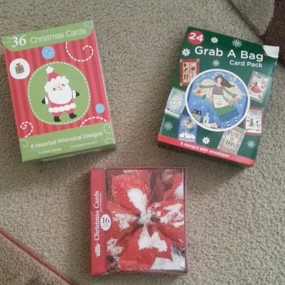 @hrsz..Bundle 6 bxs of Christmas Cards..total 76..