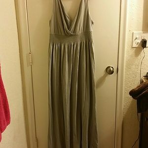 Gray Old Navy maxi dress
