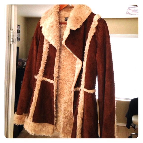 Faux fur jacket