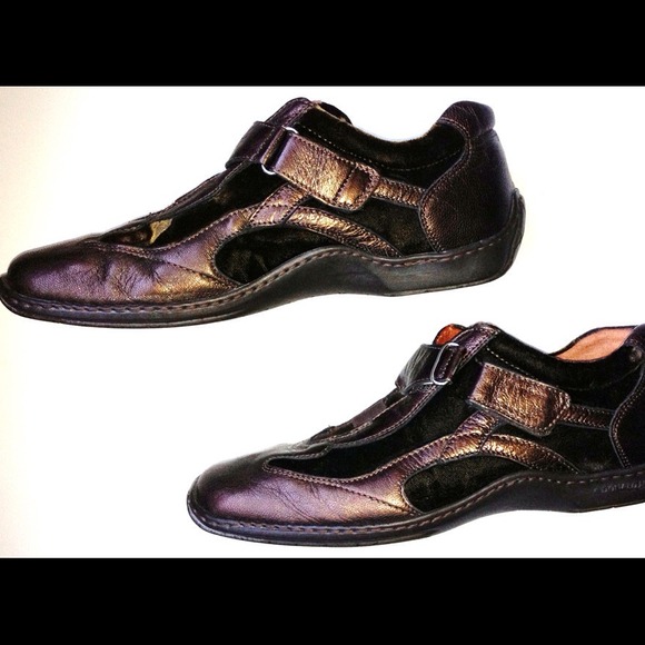 Donald Pliner Sport brown suede and bronze shoes - Picture 1 of 1