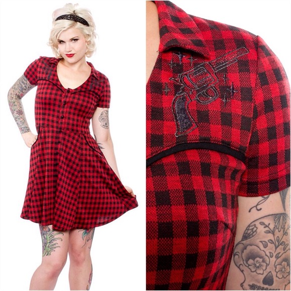 Sourpuss Gunslinger Dress - M