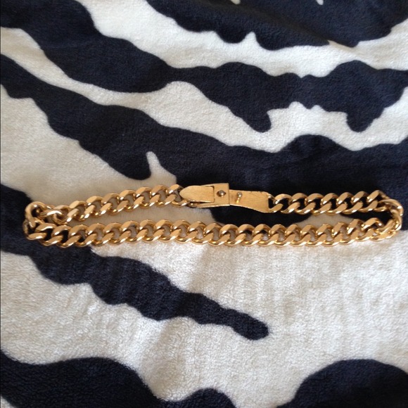 -SOLD- Large gold chain belt