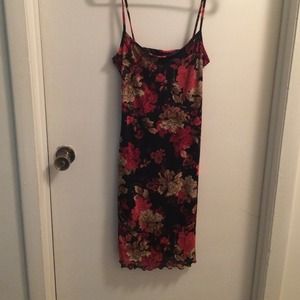 Floral slip dress