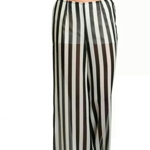 Stipped pallozzo pants!!