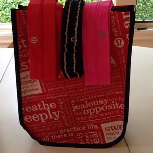 Lulu lemon 3 headbands + tot