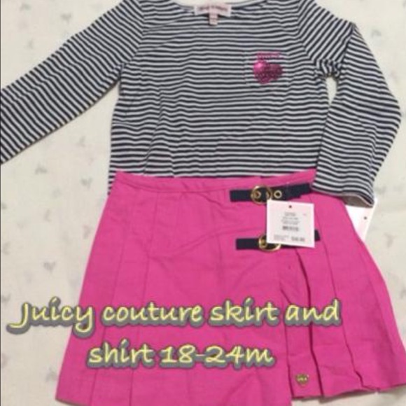 Baby girl Juicy top and skirt authentic Juicy