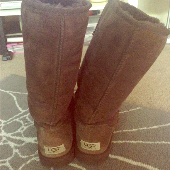 UGG Boots - Chocolate Brown Tall Genuine Ugg Boots