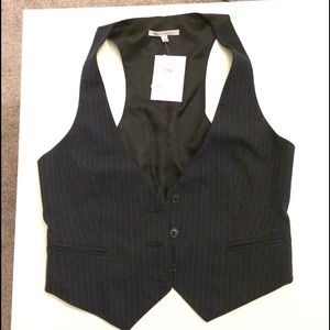 Gap women black suit vest brand new