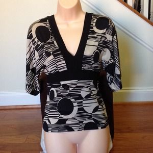 V neck dress shirt