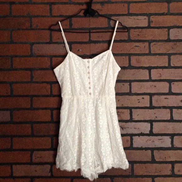 Urban Outfitters crochet romper