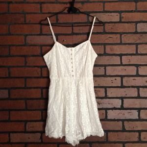 Urban Outfitters crochet romper