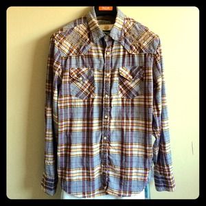 GUESS Plaid Men's Shirt. Size XL.