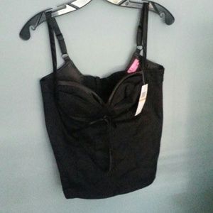 Black Small spaghetti strap blouse