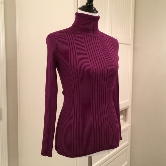 Ribbed Turtleneck - Picture 3 of 4