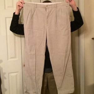 Mens khaki corduroy pants