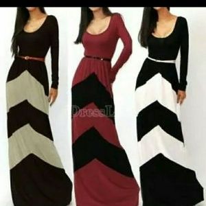 Long sleeve maxi dress