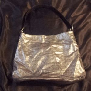 Metallic handbag