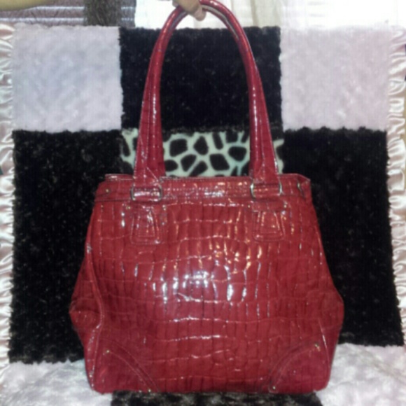 Big red shiny bag!